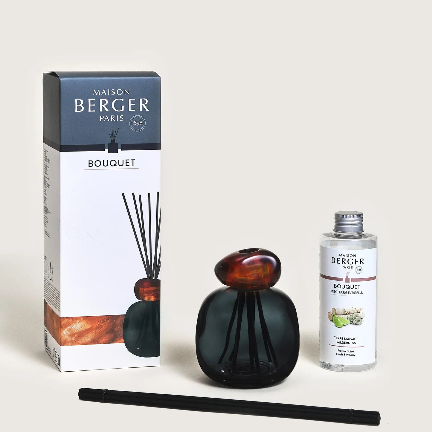 Bouquet Perfumado Mineral NEGRO