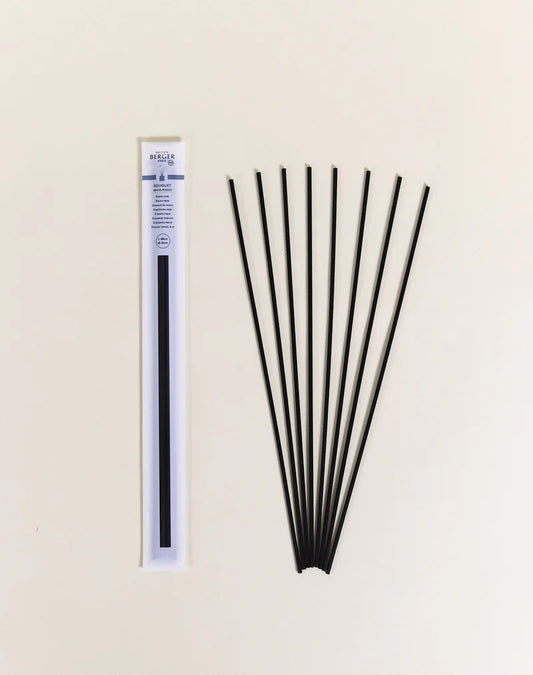 Cofre con 8 varillas negras 30 cm