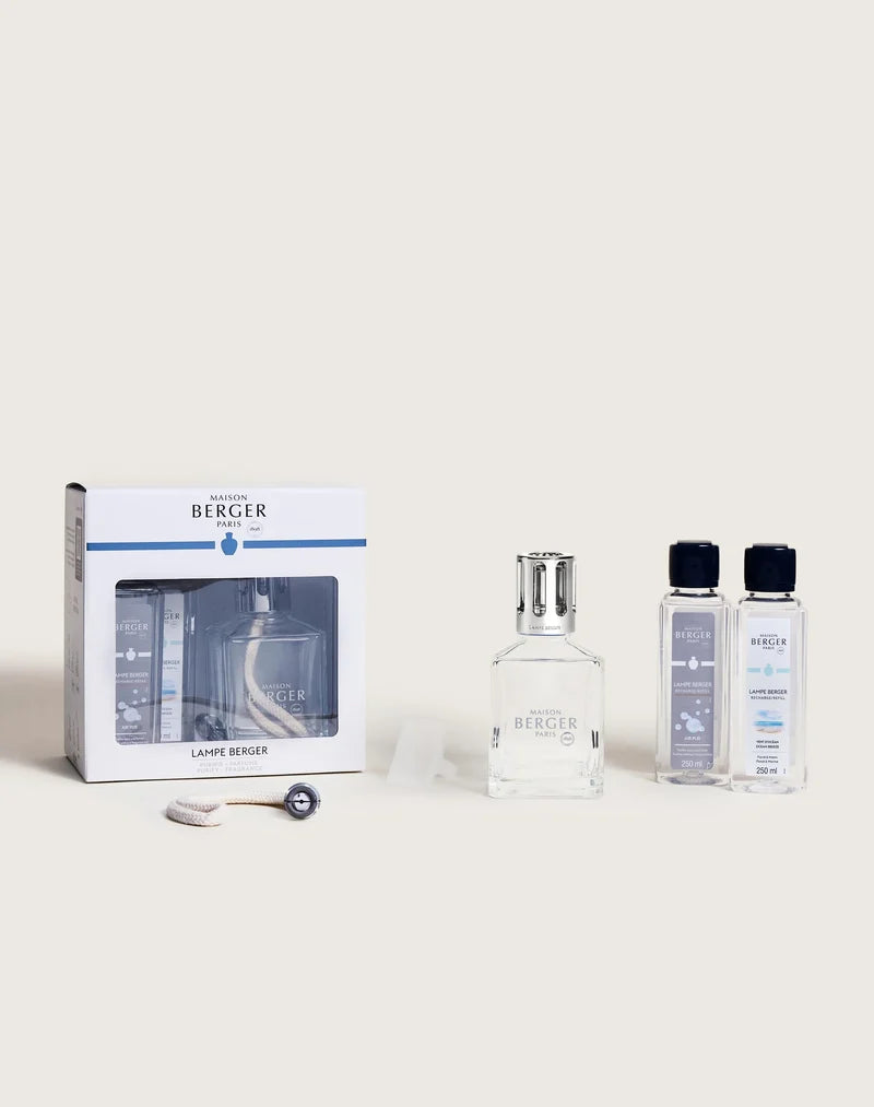 Cofre lámpara Berger ESSENTIELLE CARRÉE Cuadrada Transparente