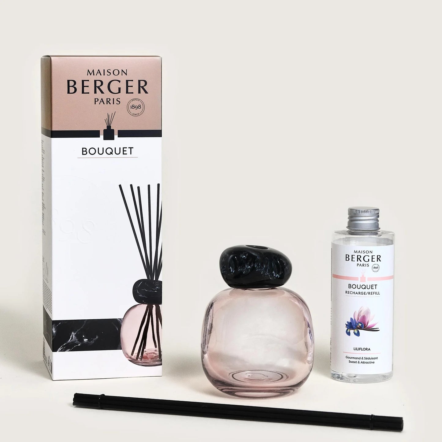Bouquet Perfumado Mineral Rosa