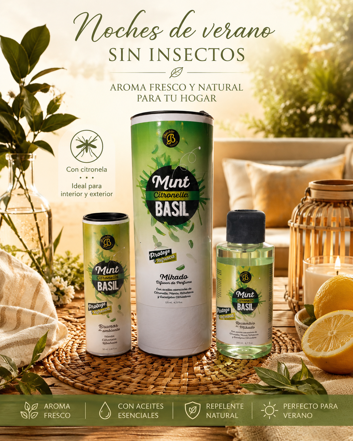 🌿 KIT VERANO CITRONELA