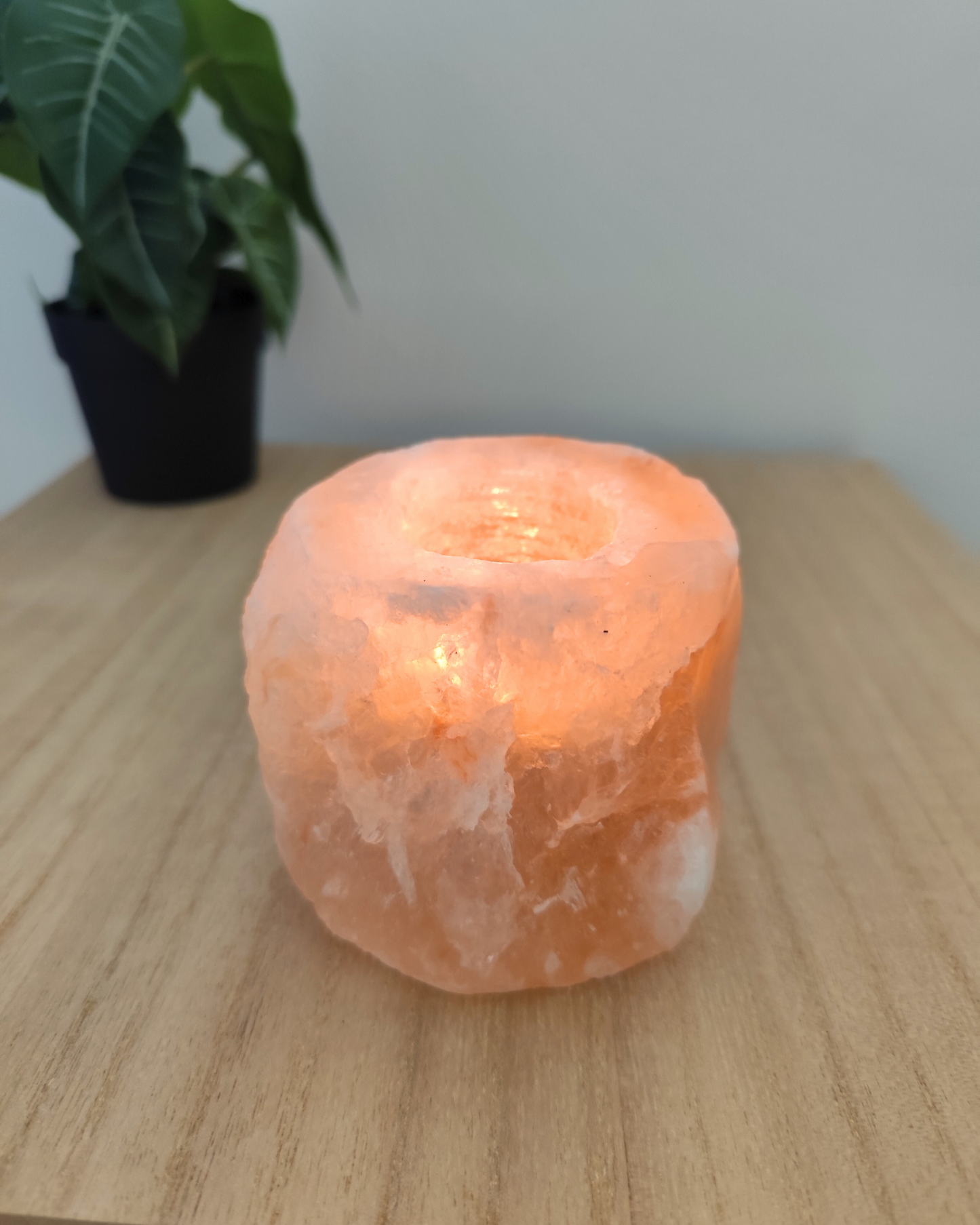 Portavelas de Sal del Himalaya