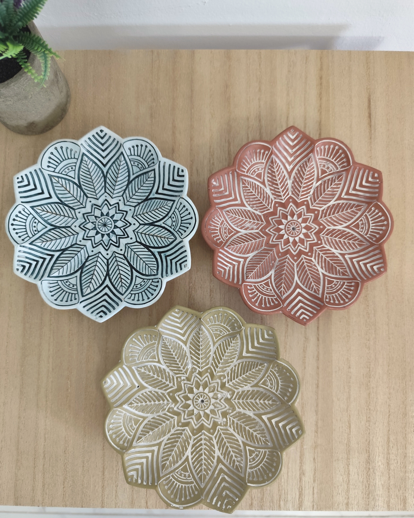 Porta Inciensos 15x15x3 cm