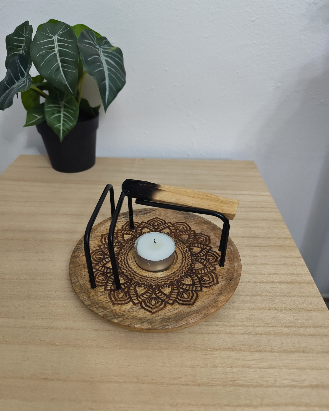 Soporte dúo Palo Santo
