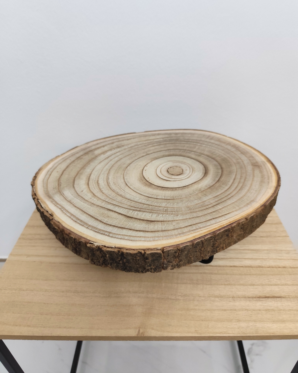 Base Decorativa Madera Natural (grande)