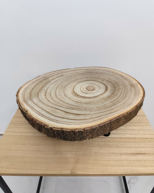 Base Decorativa Madera Natural (grande)