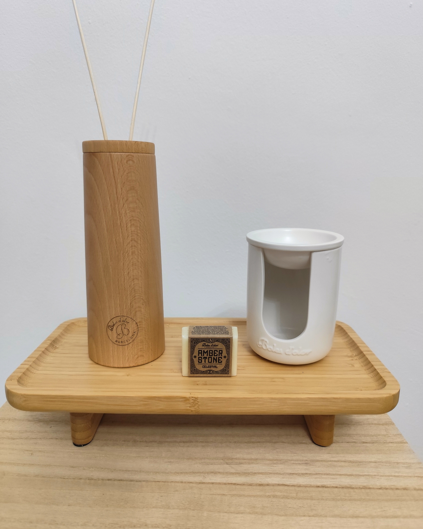 Base Decorativa bambú