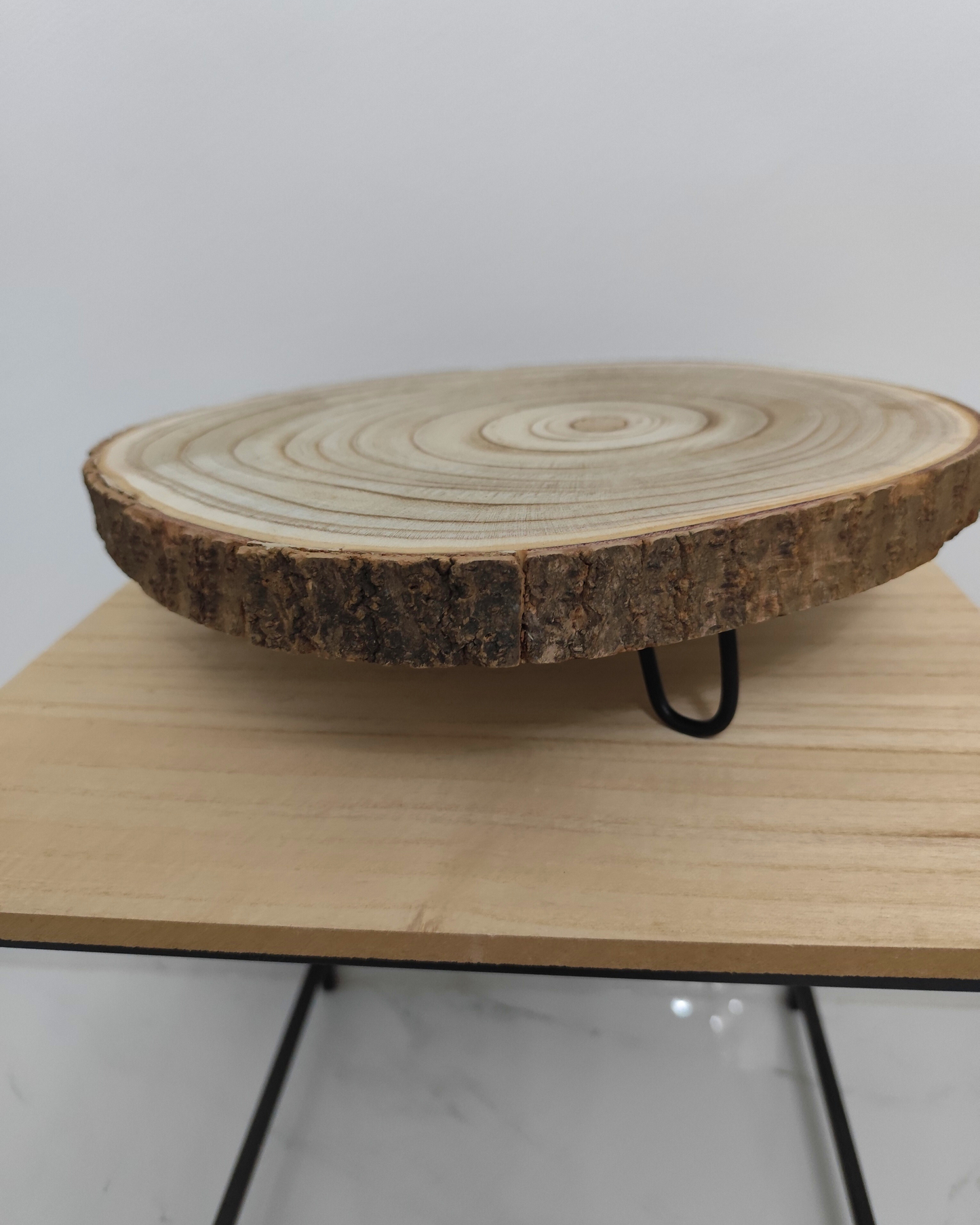 Base Decorativa Madera Natural (grande)