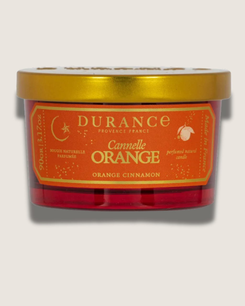 Vela Perfumada Durance Canela y Naranja 90 g
