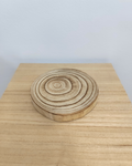 Base decorativa madera Natural ( sin patas)