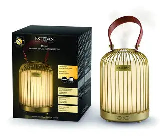 Farolillo Luz y Aroma – Difusor de Perfume Inalámbrico Esteban Paris ( dorado )