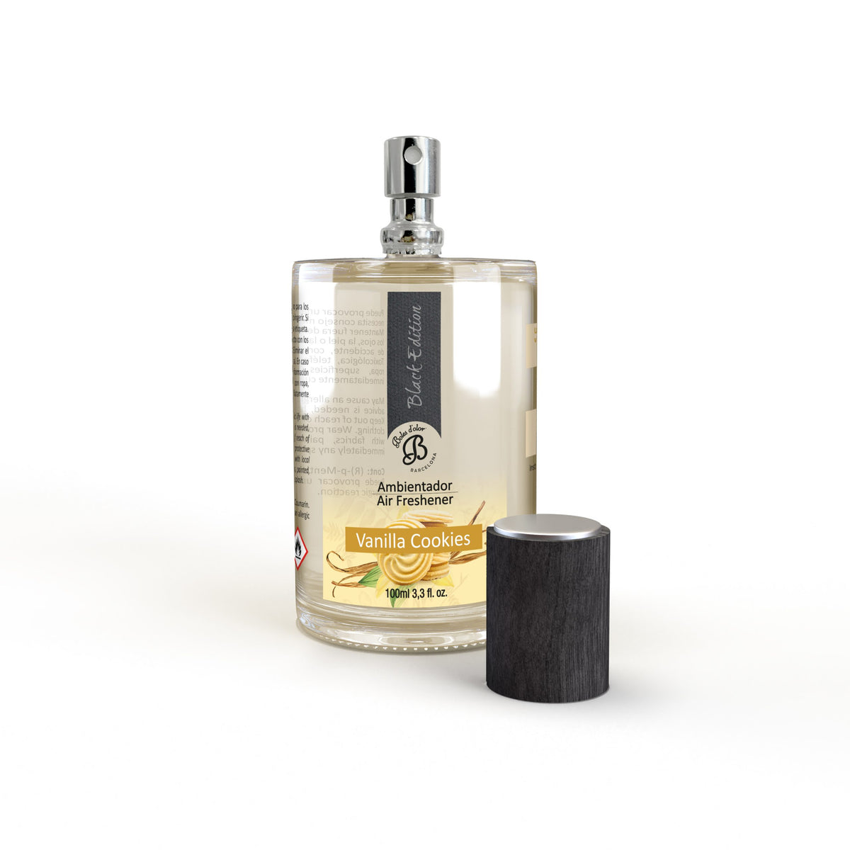 Ambientador Spray VAINILLA COOKIES (100ML)  BLACK EDITION