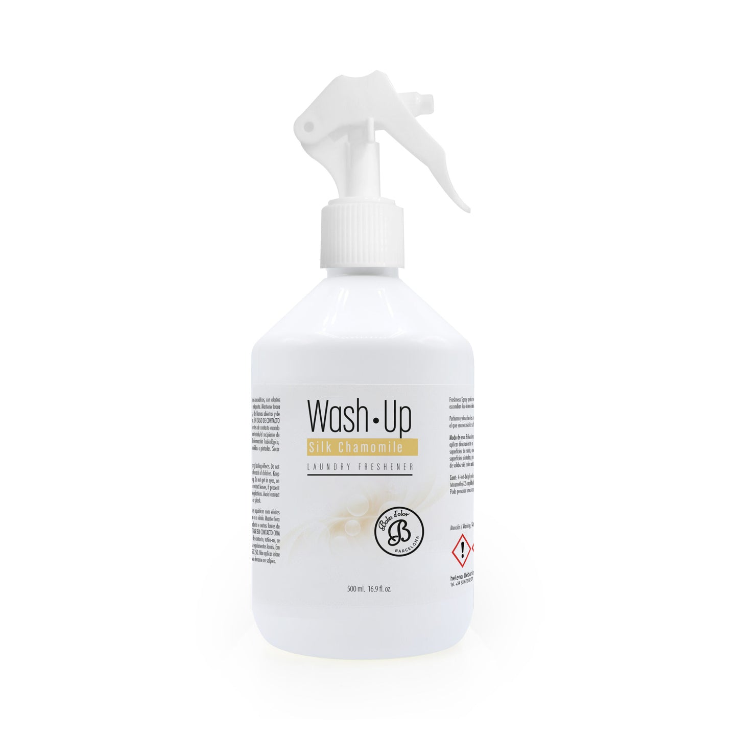 Ambientador Textil (pistola) Wash Up SILK CHAMOMILE (500ML)  NOVEDAD!!!!