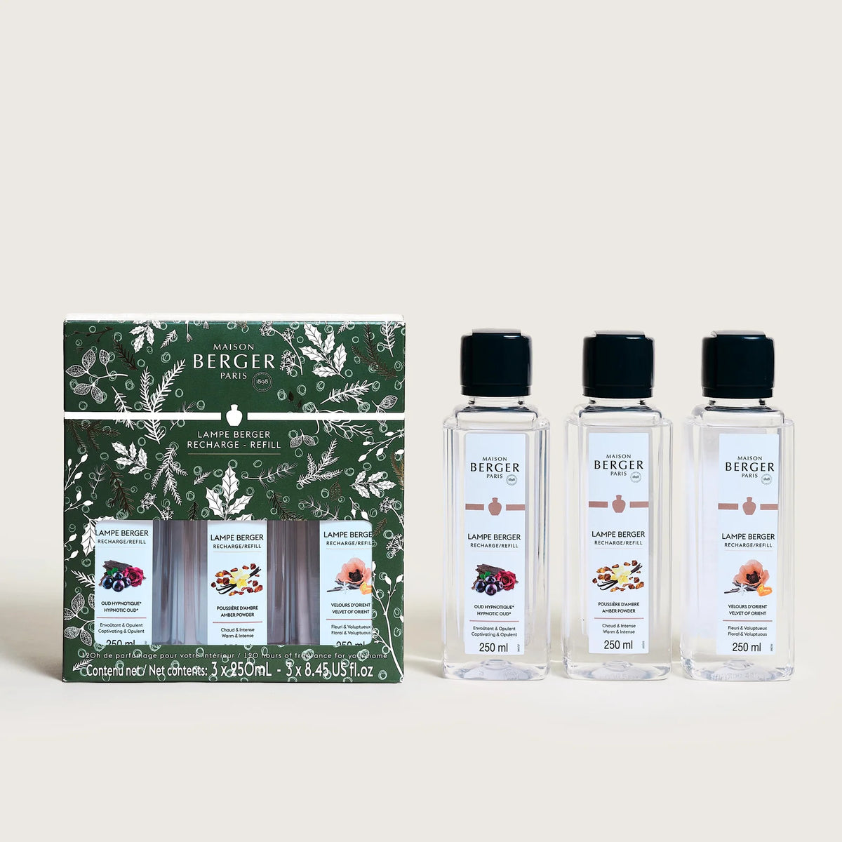 Trio Pack Recargas Lámpara Berger MAGICAL ( 250ml)