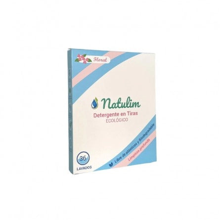 Detergente en Tiras FLORAL ( 40 lavados ) Natulim