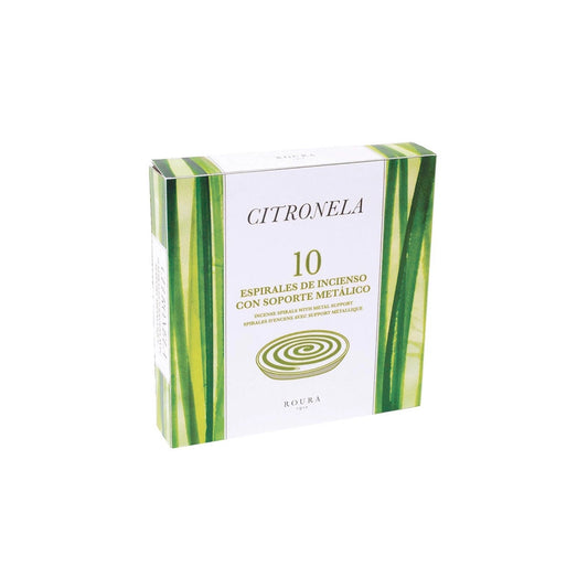 Incienso Espiral Antimosquitos CITRONELA – Roura