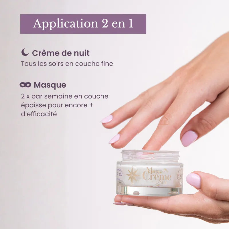 Mascarilla Crema de Noche Antifatiga Durance Serenity 50 ml