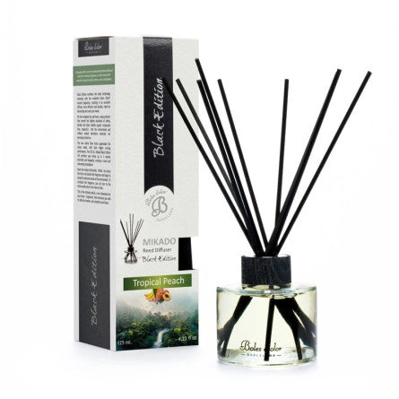 AROMA DEL MES!!!!  Mikado Black Edition TROPICAL PEACH 125ml Boles d'olor