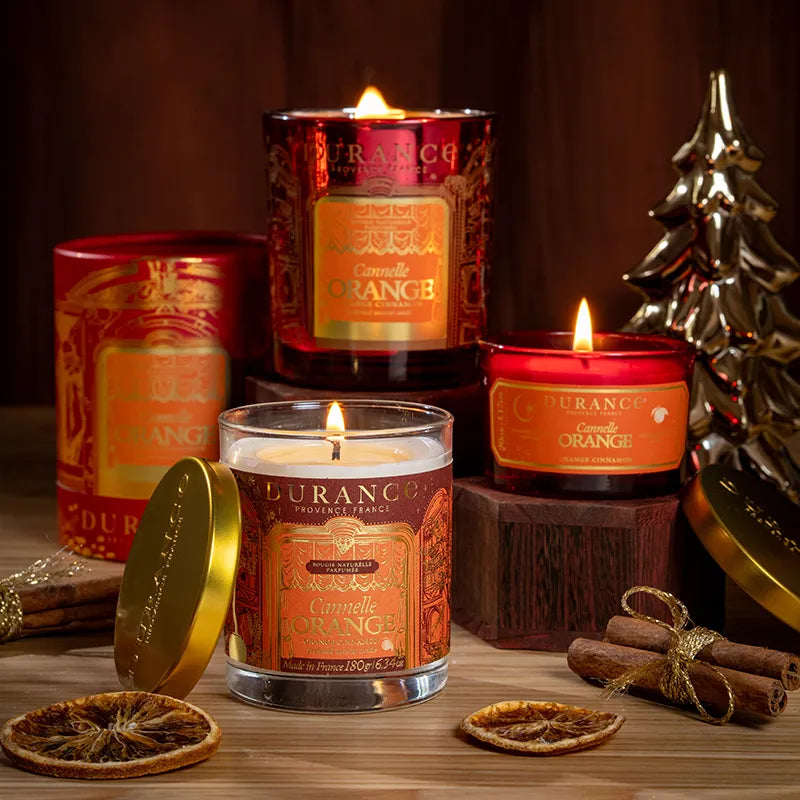 Vela Perfumada Durance Canela y Naranja 90 g